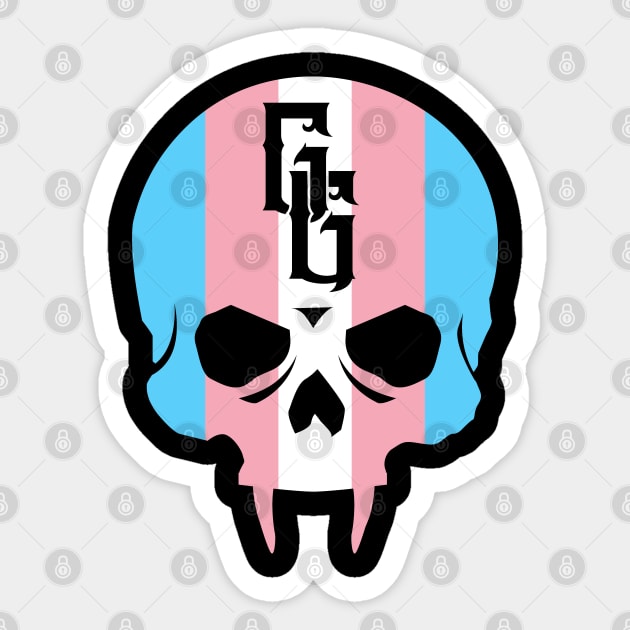 Trans Pride Gehenna Sticker by highcouncil@gehennagaming.com